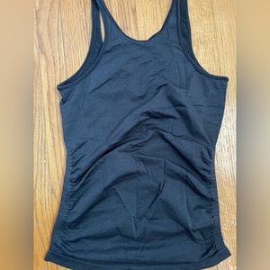 Lululemon High Neck Ruched Side Tank